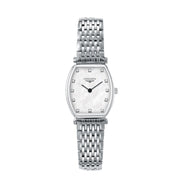  Shop Authentic Longines La Grande Classique de Longines Tonneau White Dial Silver Steel Strap Watch for Women - L4.205.4.87.6 - Luxxuri