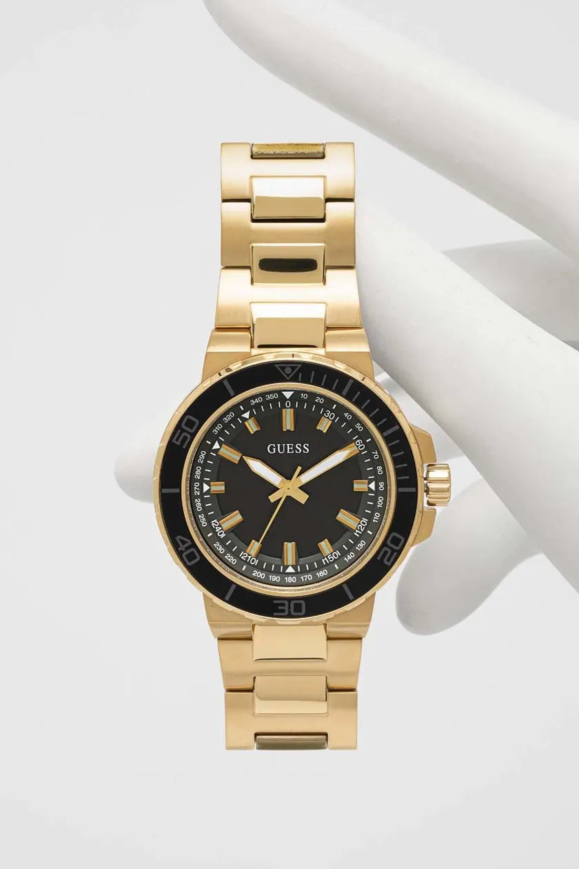  Shop Authentic Guess Track Grey Dial Gold Steel Strap Watch for Men - GW0426G2 - Luxxuri