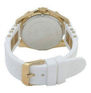  Shop Authentic Guess Intrepid White Dial Two Tone Silicone Strap Watch For Women - W0325L6 - Luxxuri