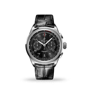  Shop Authentic Breitling Premier B01 Chronograph 42 Black Dial Black Leather Strap Watch for Men - AB0145221B1P1 - Luxxuri