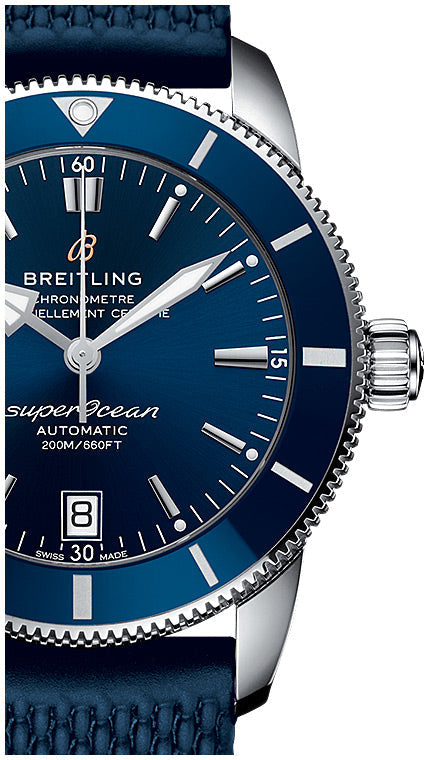  Shop Authentic Breitling Superocean Heritage B20 Automatic 42 Blue Dial Blue Mesh Bracelet Watch for Men - AB2010161C1S1 - Luxxuri