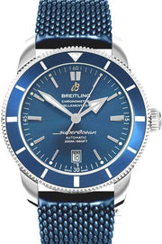  Shop Authentic Breitling Superocean Heritage B20 Automatic 46 Blue Dial Blue Mesh Bracelet Watch for Men - AB2020161C1S1 - Luxxuri