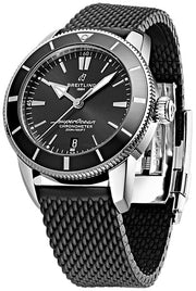  Shop Authentic Breitling Superocean Heritage B20 Automatic 44 Black Dial Black Mesh Bracelet Watch for Men - AB2030121B1S1 - Luxxuri
