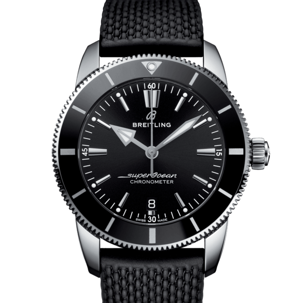  Shop Authentic Breitling Superocean Heritage B20 Automatic 44 Black Dial Black Mesh Bracelet Watch for Men - AB2030121B1S1 - Luxxuri