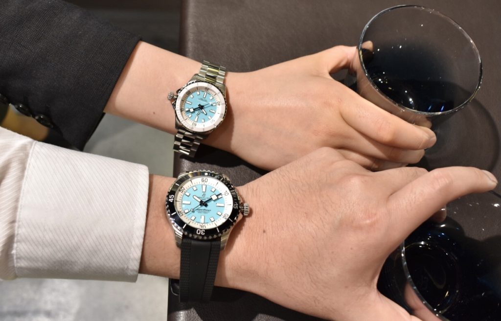  Shop Authentic Breitling Superocean Automatic 36 Turquoise Dial Silver Steel Strap Watch for Men - A17377211C1A1 - Luxxuri