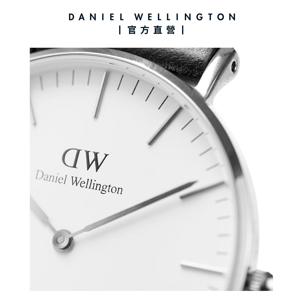  Shop Authentic Daniel Wellington Classic Reading White Dial Black Leather Strap Watch For Men - DW00100028 - Luxxuri