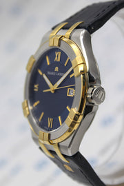  Shop Authentic Maurice Lacroix Aikon Blue Dial Blue Leather Strap Watch for Men - AI1008-PVY11-432-1 - Luxxuri