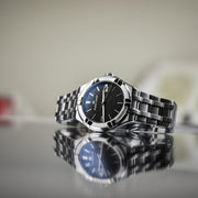  Shop Authentic Maurice Lacroix Aikon Venturer Black Dial Silver Steel Strap Watch for Men - AI1008-SS002-331-1 - Luxxuri
