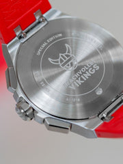  Shop Authentic Maurice Lacroix Aikon Beach Volley Vikings Limited Edition Red Dial Red Rubber Strap Watch for Men - AI1018-SS001-530-6 - Luxxuri
