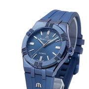  Shop Authentic Maurice Lacroix Automatic PVD Limited Edition Blue Dial Blue Silicon Strap Watch For Men - AI6007-PVC00-430-4 - Luxxuri