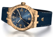  Shop Authentic Maurice Lacroix Aikon Limited Edition Blue Dial Blue Leather Strap Watch For Men - AI6008-BRZ01-420-1 - Luxxuri