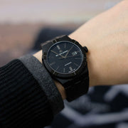  Shop Authentic Maurice Lacroix Automatic Date Black Dial Black Leather Strap Watch For Men - AI6008-PVB01-330-1 - Luxxuri