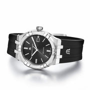  Shop Authentic Maurice Lacroix Aikon Automatic Black Dial Black Rubber Strap Watch For Men - AI6008-SS000-330-2 - Luxxuri