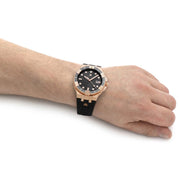  Shop Authentic Maurice Lacroix Aikon Venturer Black Dial Black Rubber Strap Watch For Men - AI6058-BRZ0B-330-2 - Luxxuri