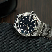  Shop Authentic Maurice Lacroix Aikon Venturer Black Dial Silver Steel Strap Watch for Men - AI6058-SS002-330-1 - Luxxuri