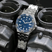  Shop Authentic Maurice Lacroix Aikon Venturer Blue Dial Silver Steel Strap Watch for Men - AI6058-SS002-430-1 - Luxxuri