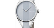  Shop Authentic Calvin Klein Rebel Grey Dial Grey Leather Strap Watch for Women - K8P231Q4 - Luxxuri