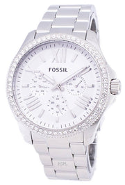 Shop Authentic Fossil Cecile Chronograph Silver Dial Silver Steel Strap Watch for Women - AM4481 - Luxxuri