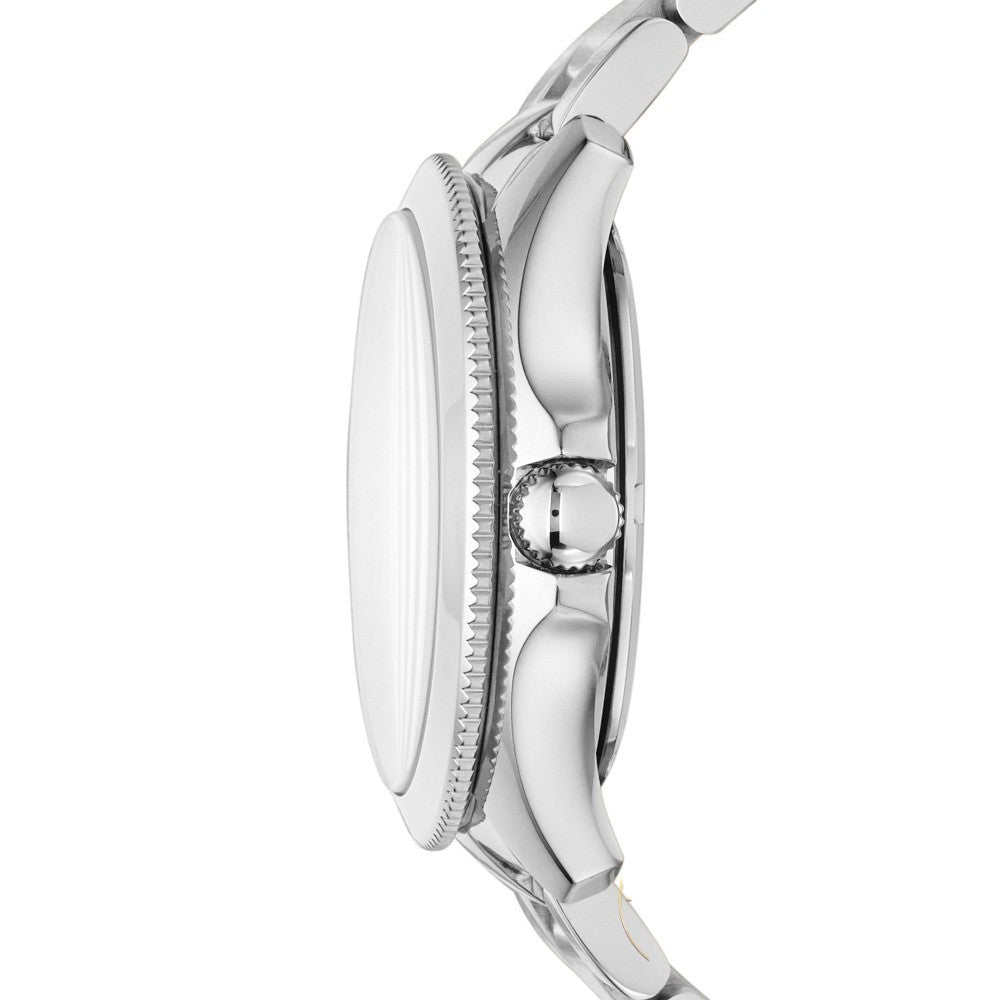  Shop Authentic Fossil Cecile Multifunction Silver Dial Silver Steel Strap Watch for Women - AM4509 - Luxxuri