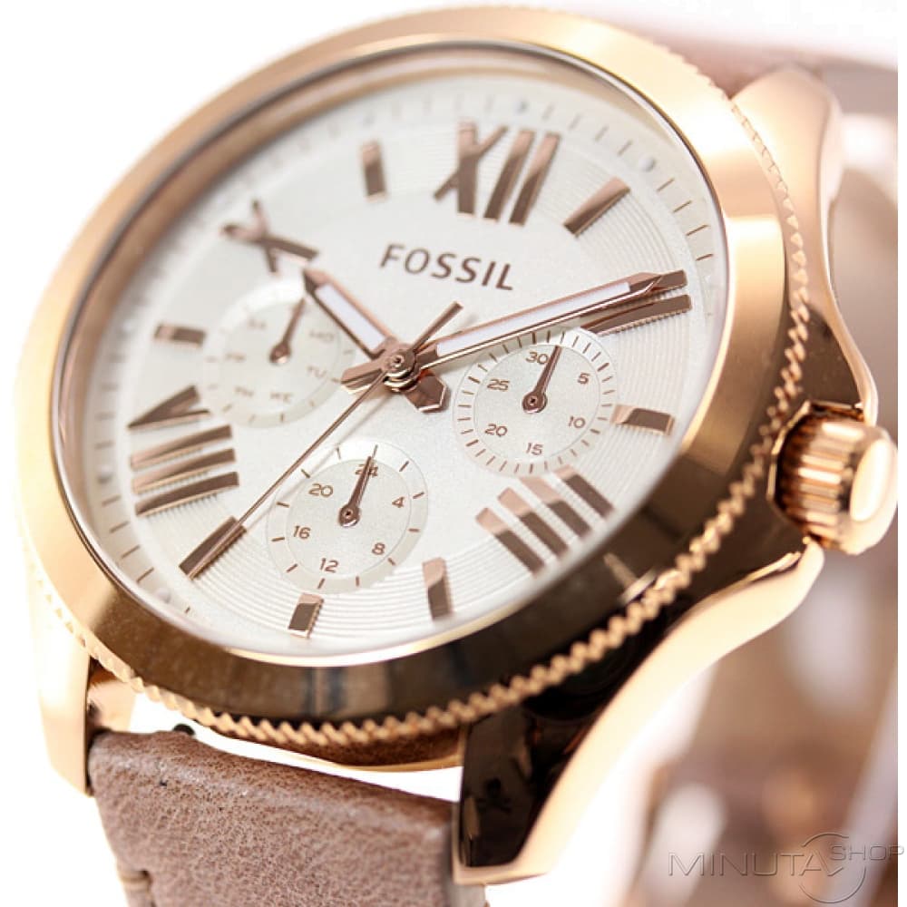  Shop Authentic Fossil Cecile White Dial Beige Leather Strap Watch for Women - AM4532 - Luxxuri