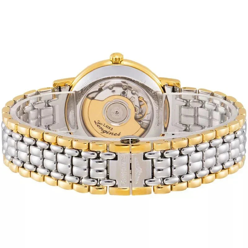  Shop Authentic Longines Presence 38.5mm Automatic Stainless Steel Watch for Men - L4.921.2.11.7 - Luxxuri