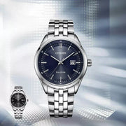  Shop Authentic Citizen Eco Drive Blue Dial Silver Steel Strap Watch For Men - BM7250-56L - Luxxuri