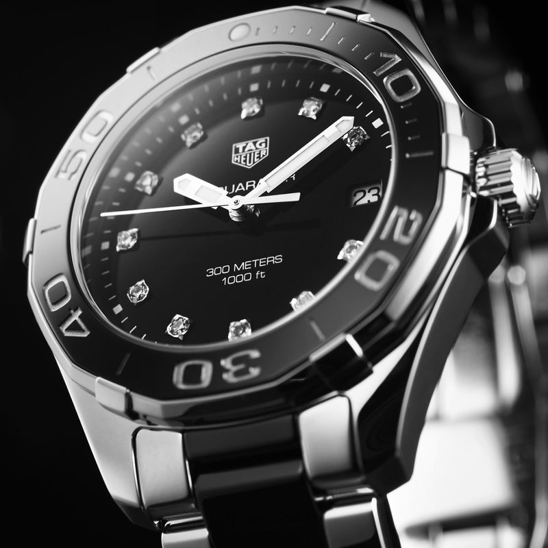  Shop Authentic Tag Heuer Aquaracer Black Dial Watch for Women - WAY131C.BA0913 - Luxxuri