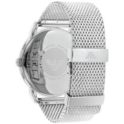  Shop Authentic Emporio Armani Luigi Quartz Grey Dial Silver Mesh Bracelet Watch For Men - AR11069 - Luxxuri