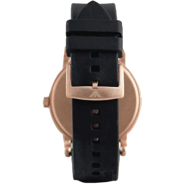  Shop Authentic Emporio Armani Luigi Quartz Black Dial Black Rubber Strap Watch For Men - AR11097 - Luxxuri