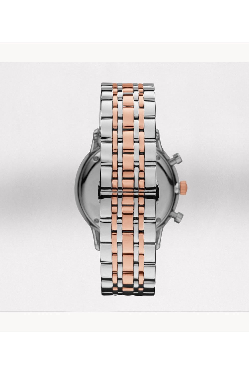  Shop Authentic Emporio Armani Chronograph White Dial Two Tone Steel Strap Watch For Men - AR0399 - Luxxuri