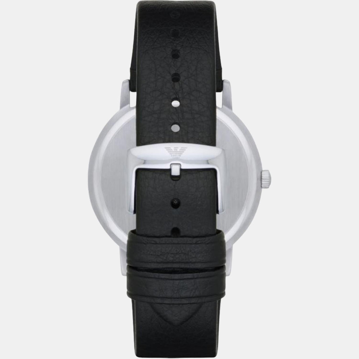  Shop Authentic Emporio Armani Kappa Analog Quartz Black Dial Black Leather Strap Watch For Men - AR11013 - Luxxuri