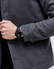  Shop Authentic Emporio Armani Luigi Chronograph Black Dial Black Rubber Strap Watch For Men - AR11024 - Luxxuri