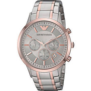  Shop Authentic Emporio Armani Renato Gray Dial Gray Steel Strap Watch For Men - AR11077 - Luxxuri