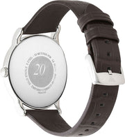  Shop Authentic Emporio Armani Luigi Analog Bronze Dial Brown Leather Strap Watch For Men - AR11096 - Luxxuri