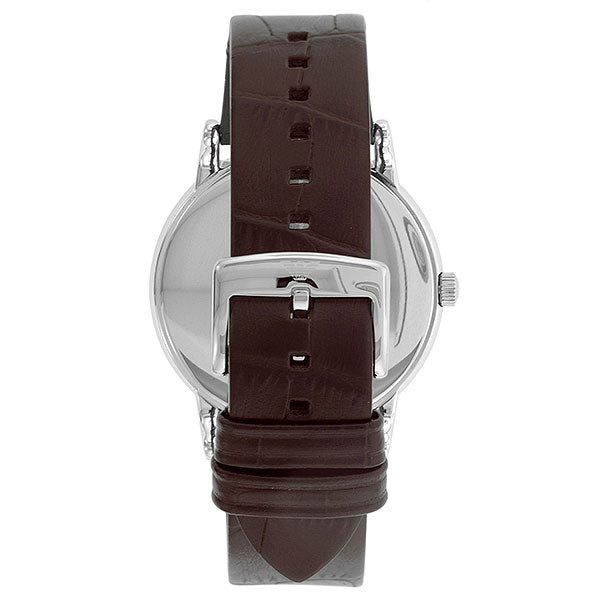  Shop Authentic Emporio Armani Luigi Analog Bronze Dial Brown Leather Strap Watch For Men - AR11096 - Luxxuri