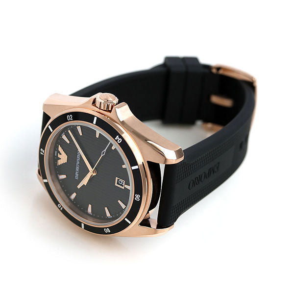  Shop Authentic Emporio Armani Sport Quartz Black Dial Black Rubber Strap Watch For Men - AR11101 - Luxxuri