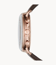  Shop Authentic Emporio Armani Aviator Grey Dial Brown Leather Strap Watch For Men - AR11106 - Luxxuri