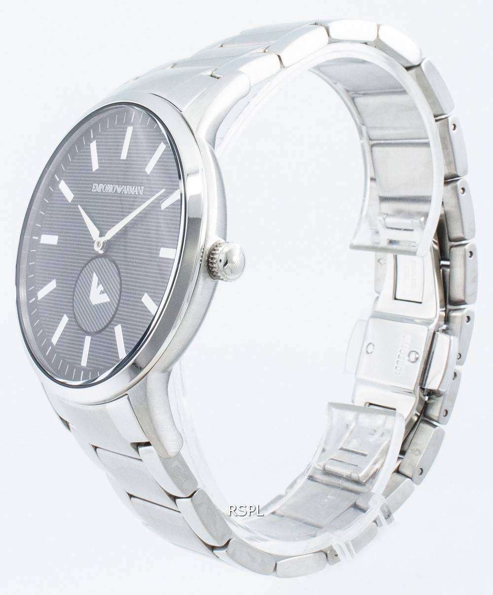  Shop Authentic Emporio Armani Renato Quartz Black Dial Silver Steel Strap  Watch For Men - AR11118 - Luxxuri