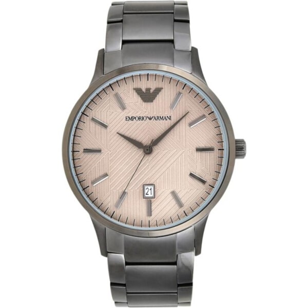  Shop Authentic Emporio Armani Renato Quartz Grey Dial Grey Steel Strap Watch For Men - AR11120 - Luxxuri