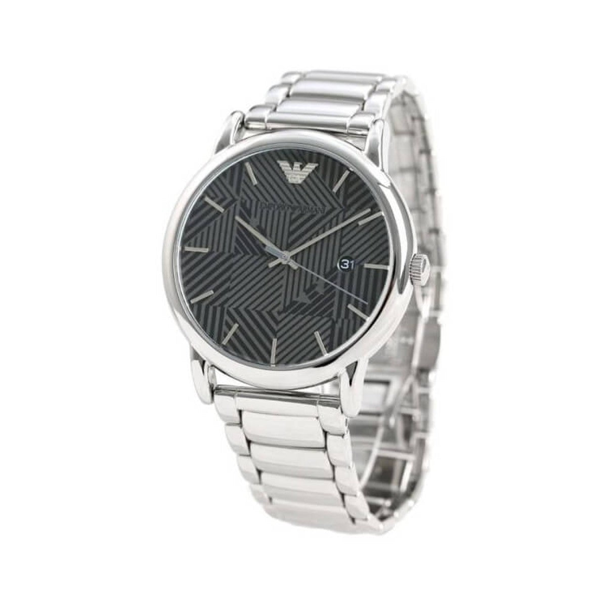  Shop Authentic Emporio Armani Classic Quartz Grey Dial Silver Steel Strap Watch For Men - AR11134 - Luxxuri