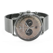  Shop Authentic Emporio Armani Aviator Brown Dial Grey Mesh Bracelet Watch For Men - AR11141 - Luxxuri