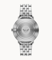  Shop Authentic Emporio Armani Classic Quartz Black Dial Silver Steel Strap Watch For Men - AR11161 - Luxxuri