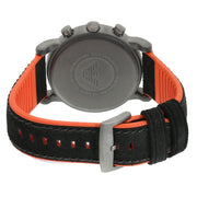  Shop Authentic Emporio Armani Chronograph Quartz Grey Dial Black Leather Strap Watch For Men - AR11174 - Luxxuri