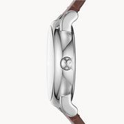  Shop Authentic Emporio Armani Luigi Quartz Grey Dial Brown Leather Strap Watch For Men - AR11175 - Luxxuri