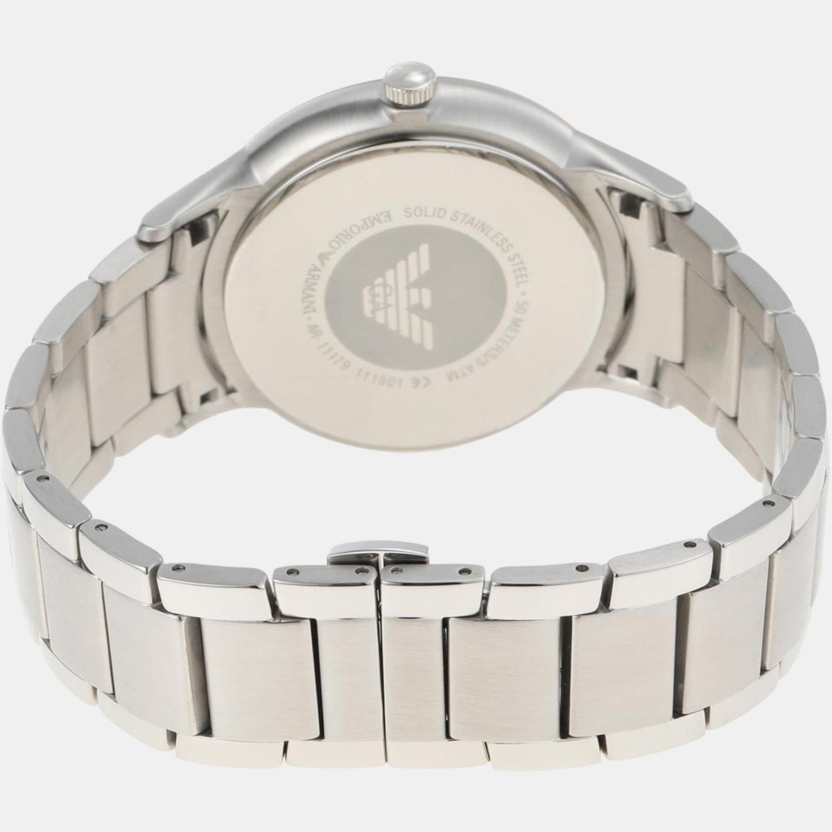  Shop Authentic Emporio Armani Renato Quartz Black Dial Silver Steel Strap Watch For Men - AR11181 - Luxxuri