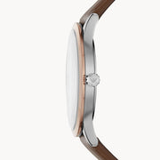  Shop Authentic Emporio Armani Giovanni Quartz White Dial Brown Leather Strap Watch For Men - AR11211 - Luxxuri