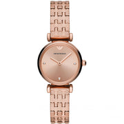  Shop Authentic Emporio Armani Gianni T Bar Quartz Rose Gold Dial Rose Gold Steel Strap Watch For Women - AR11342 - Luxxuri