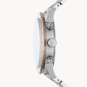  Shop Authentic Emporio Armani Mario Chronograph Beige Dial Silver Steel Strap Watch For Men - AR11352 - Luxxuri