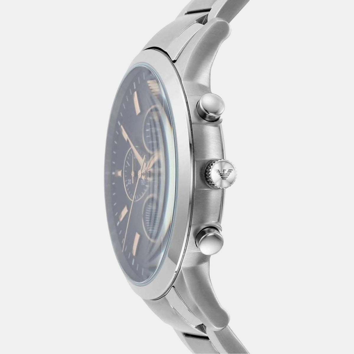 Shop Authentic Emporio Armani Renato Chronograph Blue Dial Silver Steel Strap Watch For Men - AR11458 - Luxxuri
