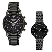  Shop Authentic Emporio Armani Ceramica Black Dial Black Ceramic Strap Watch For Women - AR1487 - Luxxuri